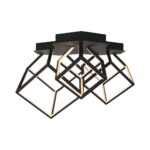 Φωτιστικό οροφής LED 46W 3000K Mαύρο Χρώματος Dimmable V-TAC – 15342