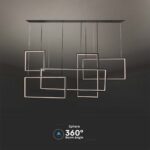 Κρεμαστό φωτιστικό οροφής LED 45W 3000K Μαύρου Χρώματος V-TAC – 15344