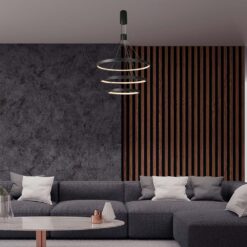 Kρεμαστό φωτιστικό οροφής LED 46W 3000K Mαύρου Χρώματος V-TAC – 15345