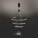Kρεμαστό φωτιστικό οροφής LED 46W 3000K Mαύρου Χρώματος V-TAC – 15345