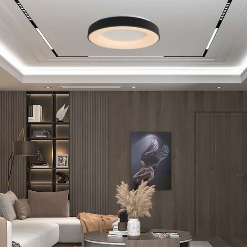 Φωτιστικό οροφής LED 49W 3000Κ Mαύρου Χρώματος V-TAC – 15346