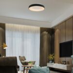 Φωτιστικό οροφής LED 49W 3000Κ Mαύρου Χρώματος V-TAC – 15346