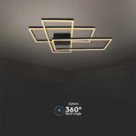 Φωτιστικό οροφής LED 47W 3000K Mαύρου Χρώματος Dimmable V-TAC – 15347
