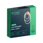 Επιτοίχιο φωτιστικό LED 37W 3000K Xρυσού Χρώματος V-TAC – 15348