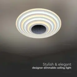 LED φωτιστικό οροφής LED 125W Λευκού Χρώματος Dimmable και χειριστήριο V-TAC – 15359