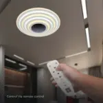LED φωτιστικό οροφής LED 125W Λευκού Χρώματος Dimmable και χειριστήριο V-TAC – 15359