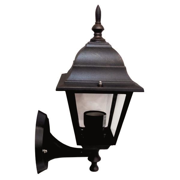 ΑΠΛΙΚΑ ΤΟΙΧΟΥ ΑΛΟΥΜΙΝΙΟΥ ΤΕΤΡΑΓΩΝΗ ΜΠΡΟΝΖΕ E27 EUROLAMP – 154-55103