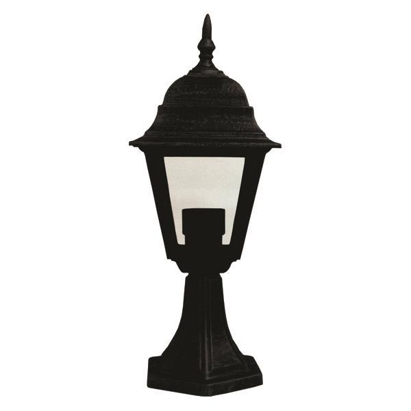 ΚΟΛΩΝΑΚΙ ΔΑΠΕΔΟΥ ΑΛΟΥΜΙΝΙΟΥ ΤΕΤΡΑΓΩΝΟ ΜΑΥΡΟ E27 EUROLAMP – 154-55113