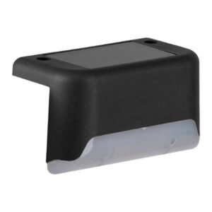 ΑΠΛΙΚΑ ΜΑΥΡΗ ΓΩΝΙΑΚΗ ΜΕ ΗΛΙΑΚΟ PANEL 80x44x45mm 3000Κ EUROLAMP – 145-20815