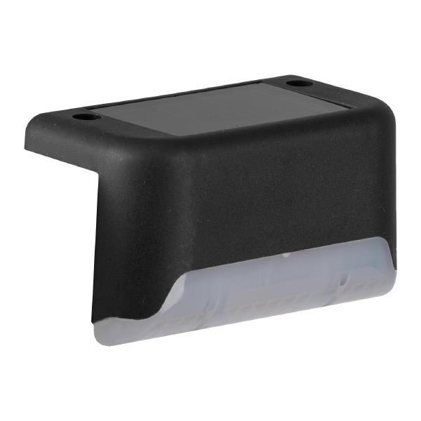 ΑΠΛΙΚΑ ΜΑΥΡΗ ΓΩΝΙΑΚΗ ΜΕ ΗΛΙΑΚΟ PANEL 80x44x45mm 3000Κ EUROLAMP – 145-20815