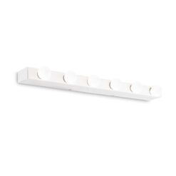 IDEAL LUX Απλίκα Τοίχου PRIVE 6xE14 Λευκού Χρώματος – 159423