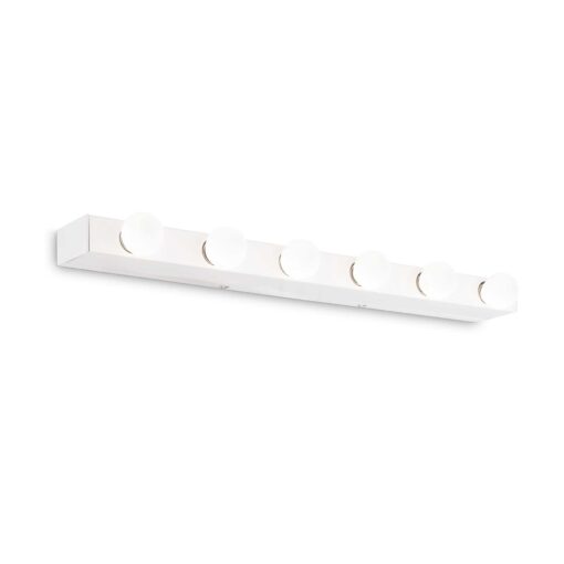 IDEAL LUX Απλίκα Τοίχου PRIVE 6xE14 Λευκού Χρώματος – 159423
