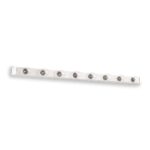 IDEAL LUX Απλίκα Τοίχου PRIVE 8xE14 Inox  – 159522