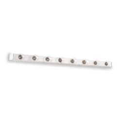 IDEAL LUX Απλίκα Τοίχου PRIVE 8xE14 Inox – 159522