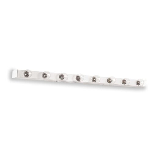 IDEAL LUX Απλίκα Τοίχου PRIVE 8xE14 Inox  – 159522