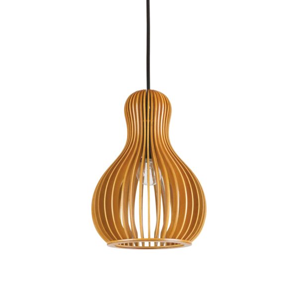 IDEAL LUX Κρεμαστό Φωτιστικό CITRUS-3 1xE27 Χρώματος Ξύλου – 159867
