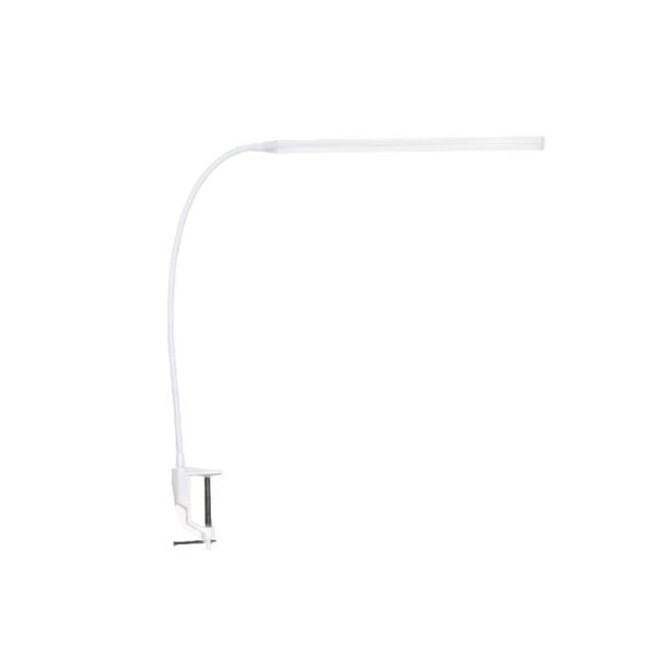 Φωτιστικό Γραφείου LED Αφής 5W με Σφιγκτήρα Λευκό Φυσικό Λευκό 4000K Dimmable ACA DECOR – 16055LEDWHC