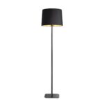 IDEAL LUX Φωτιστικό Δαπέδου NORDIK 1xE27 Μαύρου Χρώματος – 161716