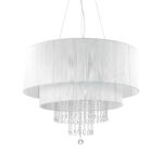 IDEAL LUX Κρεμαστό Φωτιστικό OPERA 10xE27 Λευκού Χρώματος – 165011