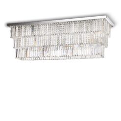 IDEAL LUX Φωτιστικό Οροφής MARTINEZ 8xE14 Χρωμίου- 166285