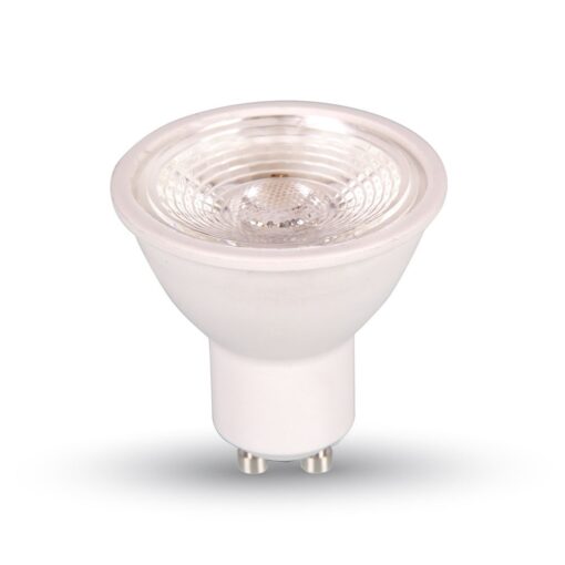 Λάμπα LED Spot GU10 SMD 7W Ψυχρό λευκό 6000K Λευκό σώμα Dimmable V-TAC – 1668