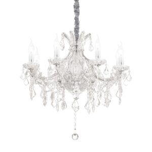 IDEAL LUX Κρεμαστό Φωτιστικό NAPOLEON 8xE14 Χρωμίου – 167244