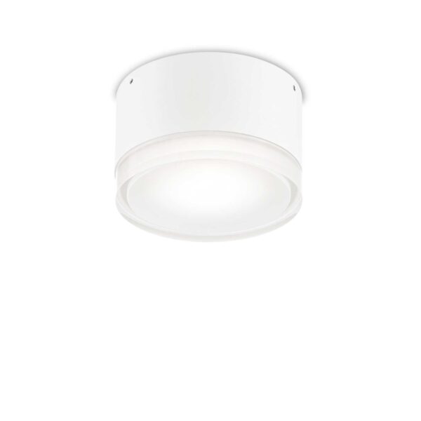 IDEAL LUX Επιτοίχιο Φωτιστικό URANO IP44 1xGX53 Λευκού Χρώματος – 168135