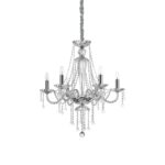 IDEAL LUX Κρεμαστό Φωτιστικό AMADEUS 6xE14 Κρυστάλλινο – 168753