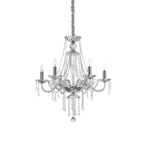 IDEAL LUX Κρεμαστό Φωτιστικό AMADEUS 6xE14 Κρυστάλλινο – 168753