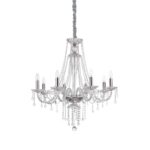 IDEAL LUX Κρεμαστό Φωτιστικό AMADEUS 8xE14 Κρύσταλλος – 168777