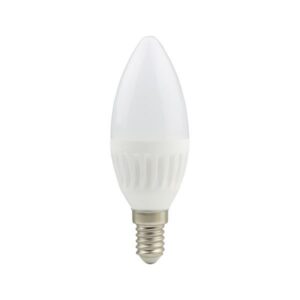 ΛΑΜΠΑ LED ΚΕΡΙ 7,1W 1000lm E14 ΚΕΡΑΜΙΚΗ ΒΑΣΗ 6500K "PRO" 175-265V EUROLAMP – 147-77215