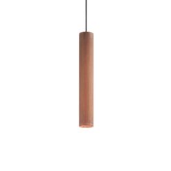 IDEAL LUX Κρεμαστό Φωτιστικό LOOK 1xGU10 Καφέ Χρώματος – 170589