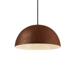 IDEAL LUX Κρεμαστό Φωτιστικό FOLK 1xE27 Καφέ Χρώματος – 174211