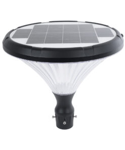 GloboStar® SOLARIOS 90502 Professional LED Solar Urban Park Light Αυτόνομο Ηλιακό Φωτιστικό Πλατείας – Πάρκου – Κήπου 40W 550lm 120° με Ενσωματωμένο Φωτοβολταϊκό Panel 6V 12W & Επαναφορτιζόμενη Μπαταρία Li-ion 3.2V 15000mAh με Αισθητήρα Ημέρας-Νύχτας – Αδιάβροχο IP65 Φ54 x Υ45cm Ψυχρό Λευκό 6000K – 2 Χρόνια Εγγύηση