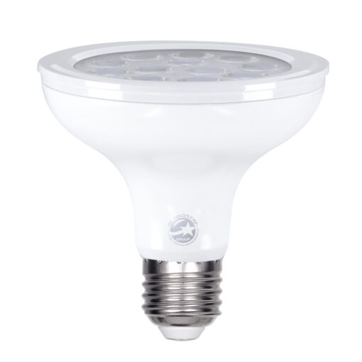 GloboStar® 60090 Λάμπα LED E27 PAR30 Σποτ 12W 1200lm 36° AC 220-240V IP20 Φ9.5 x Υ9.5cm Ψυχρό Λευκό 6000K Dimmable – 3 Χρόνια Εγγύηση