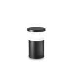IDEAL LUX Kολωνάκι Δαπέδου Κήπου TORRE 1xE27 IP44 Μαύρου Χρώματος – 186979