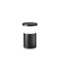 IDEAL LUX Kολωνάκι Δαπέδου Κήπου TORRE 1xE27 IP44 Μαύρου Χρώματος – 186979