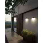 Nordlux Arcus Smart Φωτιστικό Τοίχου Μαύρο IP54 LED 9.5W 2700K  – 2019001003