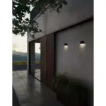 Nordlux Arcus Smart Φωτιστικό Τοίχου Μαύρο IP54 LED 9.5W 2700K  – 2019001003
