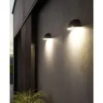Nordlux Arcus Smart Φωτιστικό Τοίχου Μαύρο IP54 LED 9.5W 2700K  – 2019001003