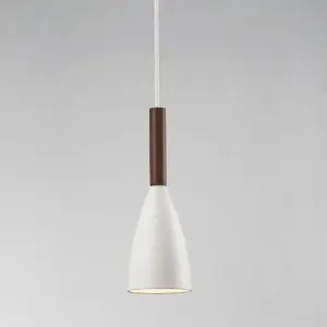 Κρεμαστό Φωτιστικό DFTP  Pure 1xE27 Λευκού Χρώματος – 78283001