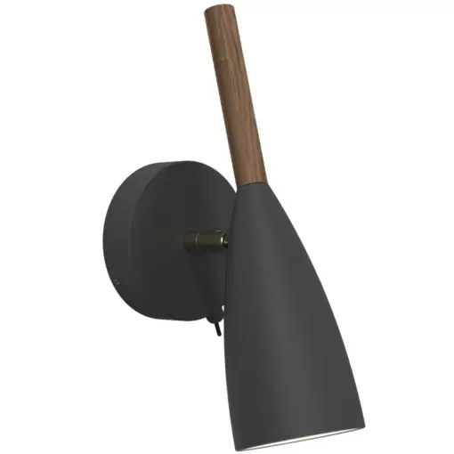 Επιτοίχιο Φωτιστικό DFTP  Pure 1xGU10 Μαύρου Χρώματος – 78271003