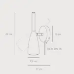 Επιτοίχιο Φωτιστικό DFTP  Pure 1xGU10 Μαύρου Χρώματος – 78271003