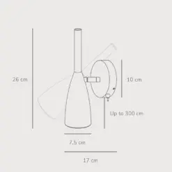 Επιτοίχιο Φωτιστικό DFTP  Pure 1xGU10 Μαύρου Χρώματος – 78271003