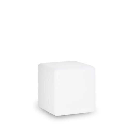 IDEAL LUX Φωτιστικό Δαπέδου Κήπου LUNA 1xE27 Λευκού Χρώματος IP65 – 191577