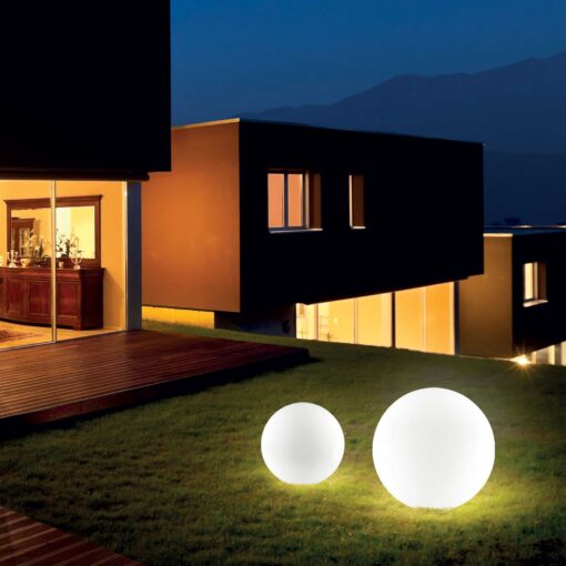 IDEAL LUX Φωτιστικό Δαπέδου Κήπου SOLE 1xE27 IP44 Λευκού Χρώματος – 191638