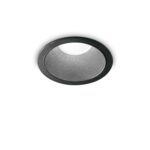 IDEAL LUX Χωνευτό Φωτιστικό GAME ROUND LED 11W 3000K Μαύρου Χρώματος – 192314