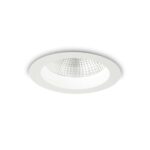 IDEAL LUX Χωνευτό Φωτιστικό Οροφής BASIC LED 15W 3000K IP44 Λευκού Χρώματος – 193465