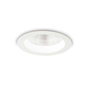 IDEAL LUX Χωνευτό Φωτιστικό Οροφής BASIC LED 10W 3000K IP44 Λευκού Χρώματος – 193458