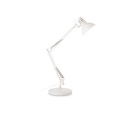 IDEAL LUX Επιτραπέζιο Φωτιστικό WALLY 1xE27 Λευκού Χρώματος- 193991